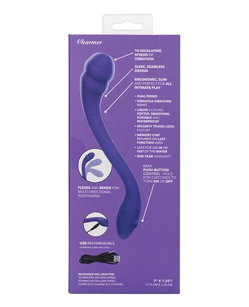 image of product,Pretty Little Wands Charmer Massager - Purple - SEXYEONE