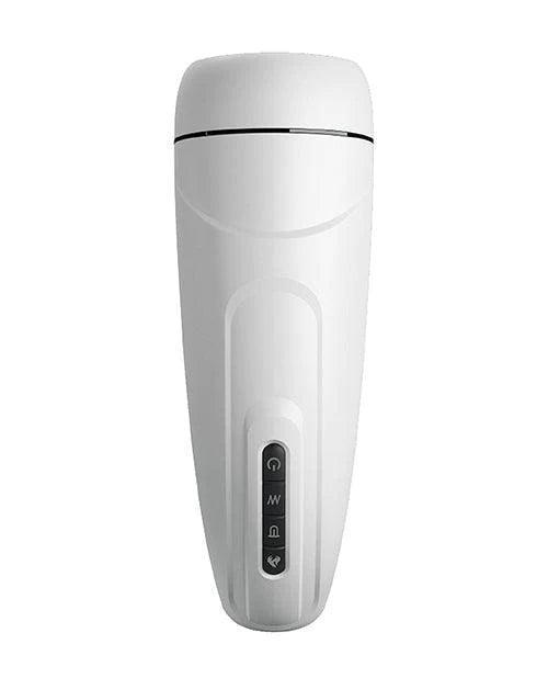 image of product,Pretty Love Marissa Vibrating & Licking Masturbator - White - SEXYEONE