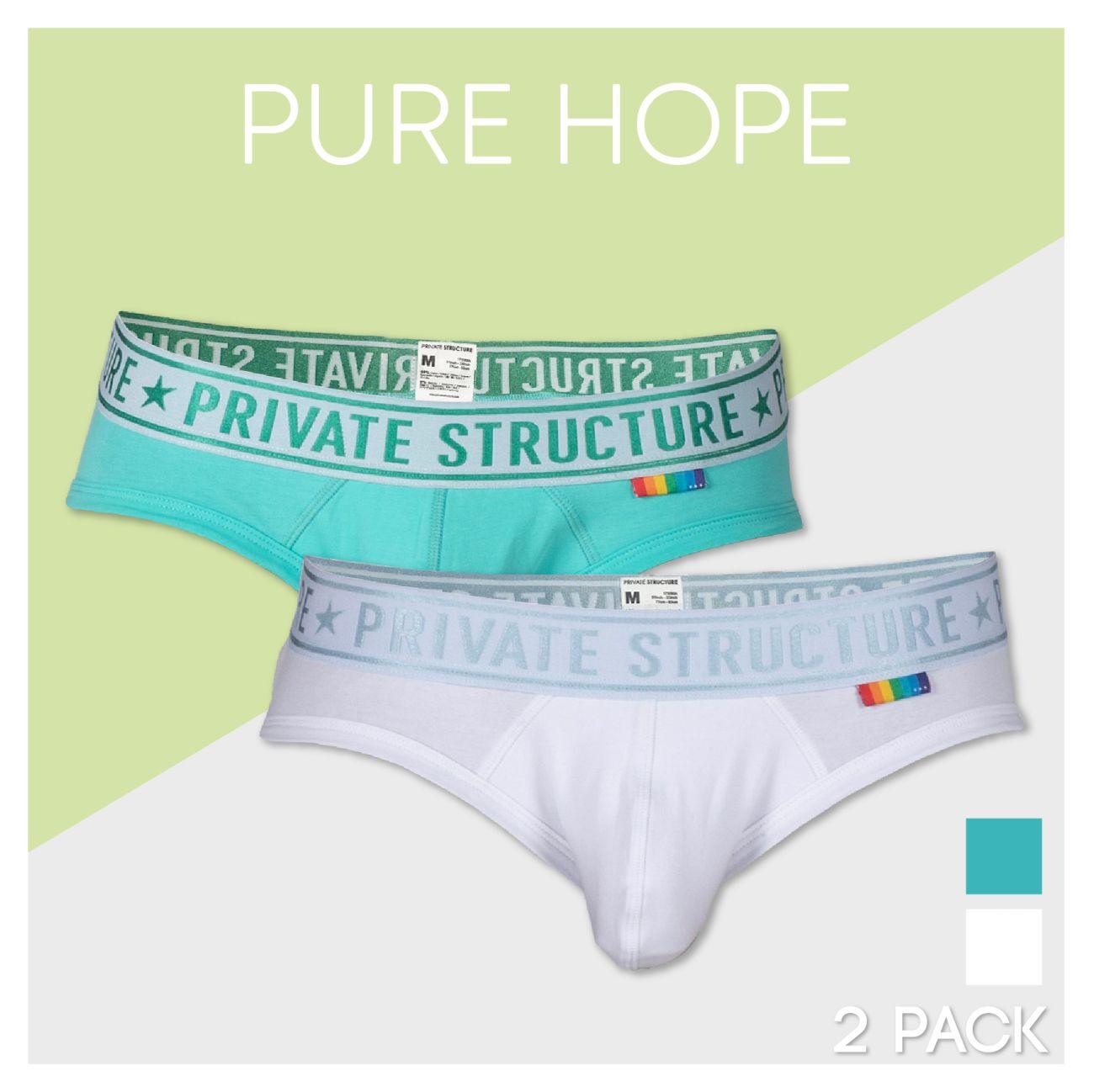 image of product,Pride 2PK Mid Waist Mini Briefs - SEXYEONE