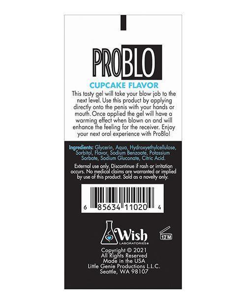 image of product,Problo Oral Pleasure Gel - Cupcake - SEXYEONE