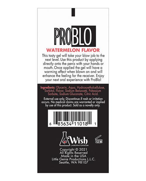 image of product,Problo Oral Pleasure Gel - Watermelon - SEXYEONE