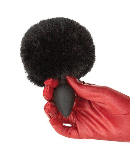 product image,Punishment Bunny Tail Butt Plug - Black - SEXYEONE
