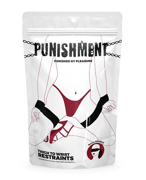 product image, Punishment Thigh To Wrist Restraints - SEXYEONE