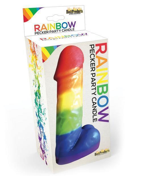 product image, Rainbow Pecker Party Candle - SEXYEONE