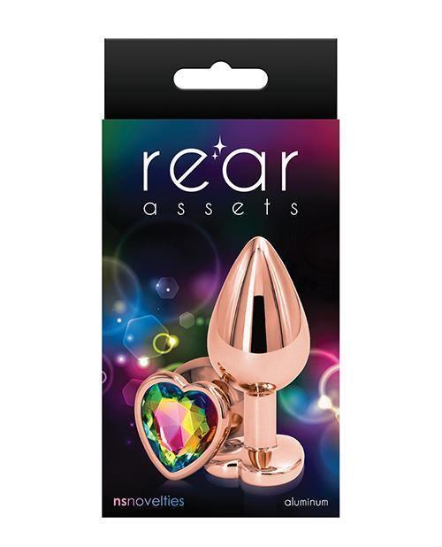 image of product,Rear Assets Rose Gold Heart Medium - - SEXYEONE