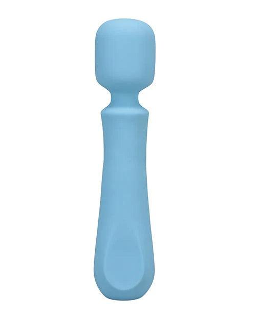 image of product,Ritual Euphoria Rechargeable Silicone Wand Vibe - Blue - SEXYEONE