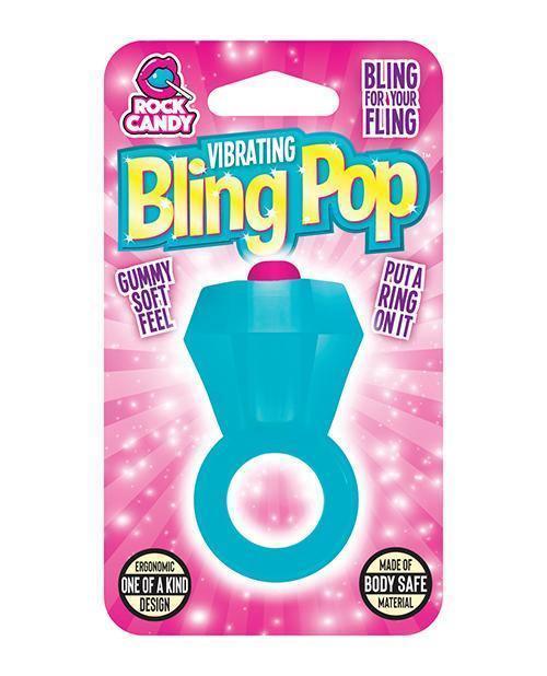 image of product,Rock Candy Bling Pop C-ring - Blue - SEXYEONE
