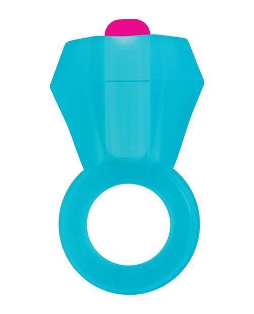 image of product,Rock Candy Bling Pop C-ring - Blue - SEXYEONE