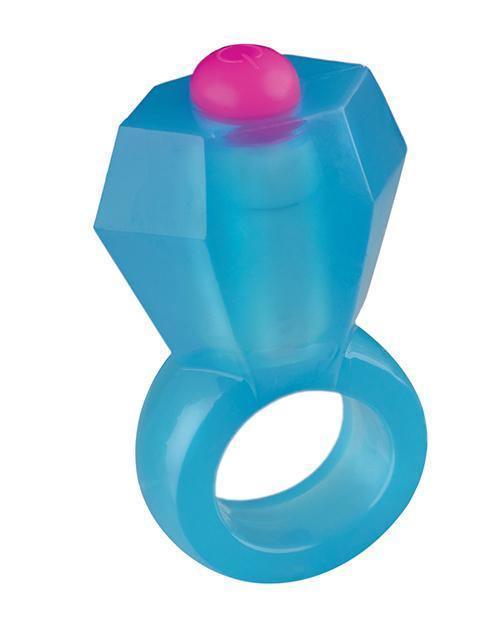 image of product,Rock Candy Bling Pop C-ring - Blue - SEXYEONE