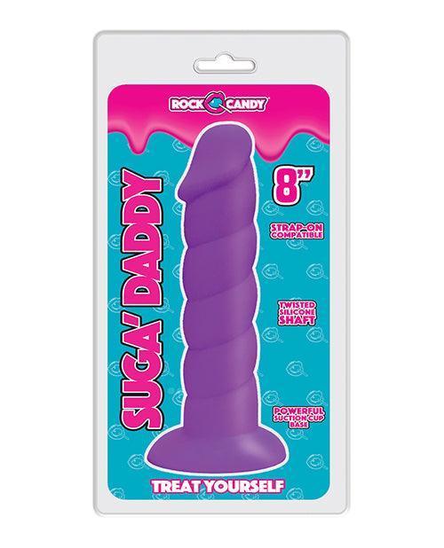 product image, Rock Candy Suga Daddy 8" Silicone Dildo - SEXYEONE