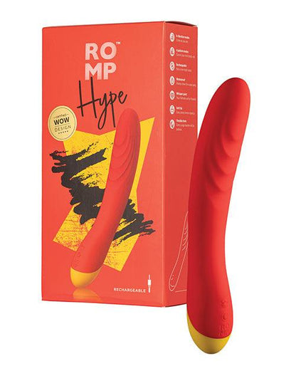 Romp Hype G Spot Vibrator - Red - SEXYEONE
