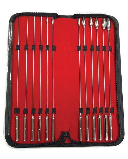 product image, Rouge Stainless Steel Rosebud Dilator Set - Set Of 12 - SEXYEONE