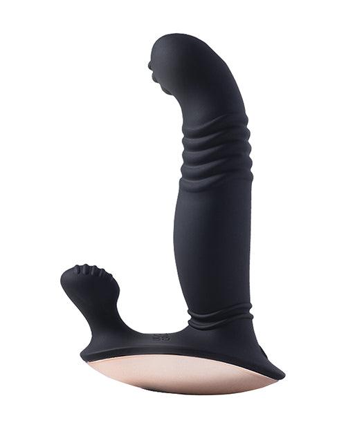product image, Royal Thrusting Vibrating Prostate & Perineum Massager - Black - SEXYEONE