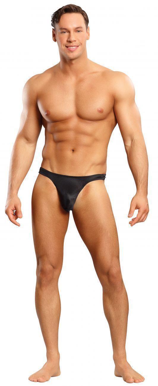 image of product,Satin Lycra Bong Thong - SEXYEONE