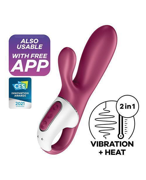 image of product,Satisfyer Hot Bunny - Berry - SEXYEONE