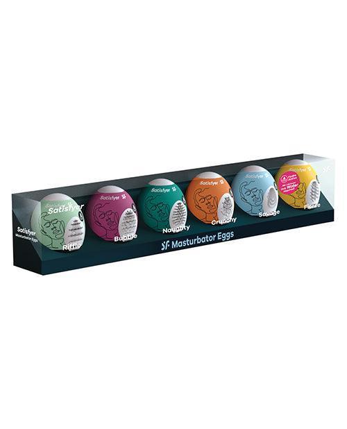 image of product,Satisfyer Masturbator Egg 6er Set - Assorted - SEXYEONE