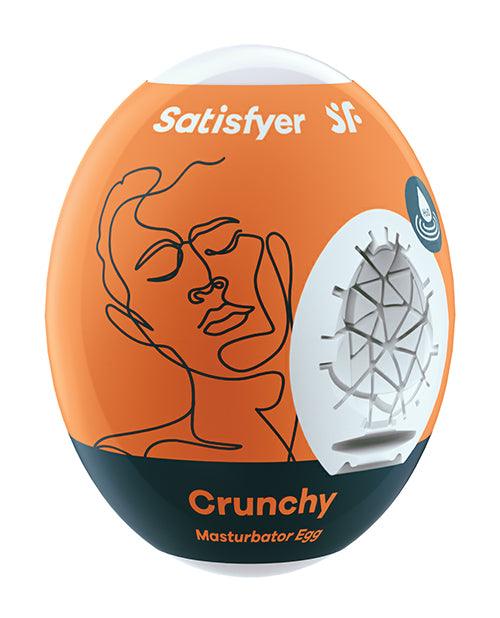 Satisfyer Masturbator Egg - Crunchy - SEXYEONE