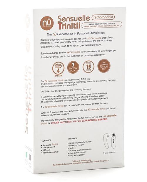 image of product,Sensuelle Trinitii Tongue Vibe - SEXYEONE
