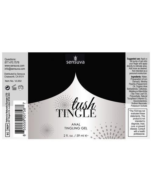 image of product,Sensuva Tushy Tingle Erotic Anal Stimulation Gel - SEXYEONE