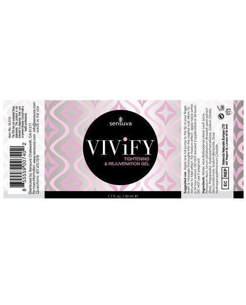 product image,Sensuva Vivify Tightening Gel - 1.7 Oz - SEXYEONE