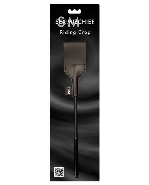 product image, Sex & Mischief Riding Crop - Black - SEXYEONE