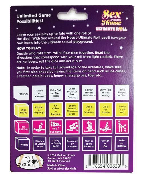 product image,Sex Around The House Ultimate Roll Dice Game - SEXYEONE