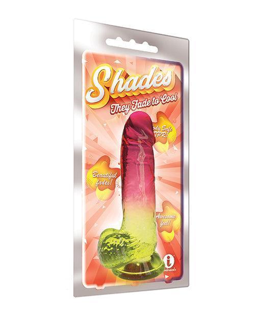 image of product,Shades Jelly Tpr Gradient Dong Large - SEXYEONE