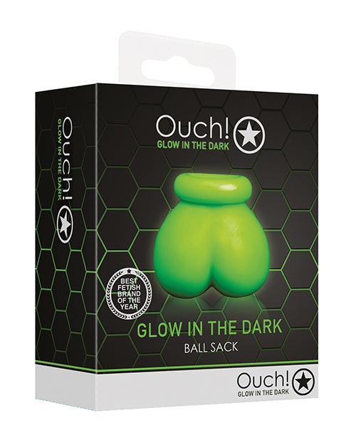 image of product,Shots Ouch Ball Sack - Glow In The Dark - SEXYEONE