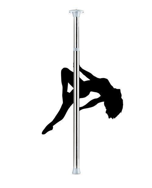 image of product,Shots Ouch Dance Pole - Silver - SEXYEONE