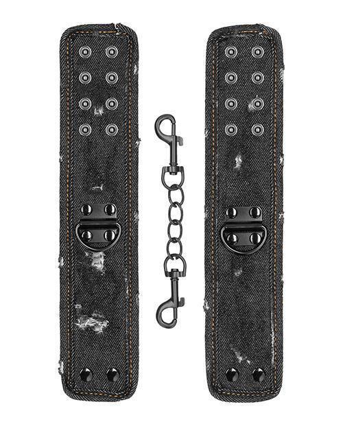 image of product,Shots Ouch Demin Handcuffs - SEXYEONE