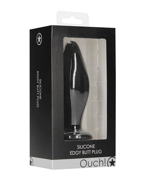 product image, Shots Ouch Edgy Butt Plug - Black - SEXYEONE