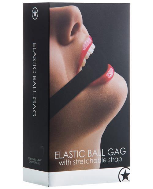 product image, Shots Ouch Elastic Ball Gag - Black - SEXYEONE
