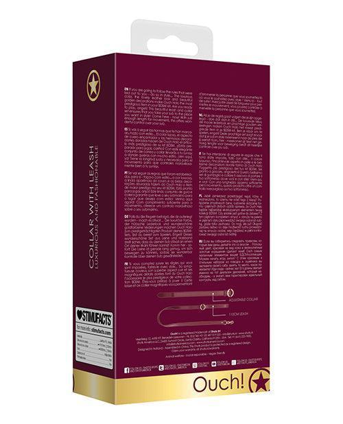 product image,Shots Ouch Halo Collar W/leash - SEXYEONE