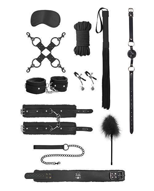 image of product,Shots Ouch Intermediate Bondage Kit - Black - SEXYEONE