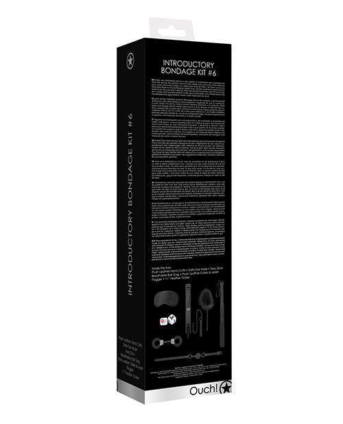 image of product,Shots Ouch Introductory Bondage #6 - Black - SEXYEONE