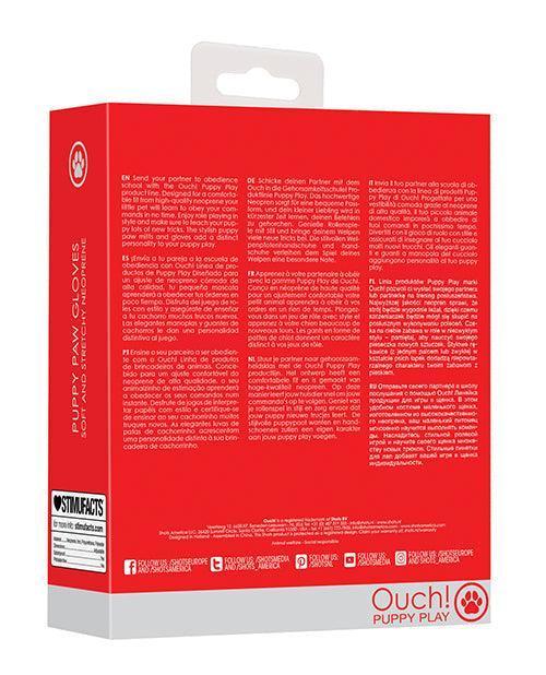 product image,Shots Ouch Puppy Play Puppe Play Paw Cut-out Gloves - SEXYEONE