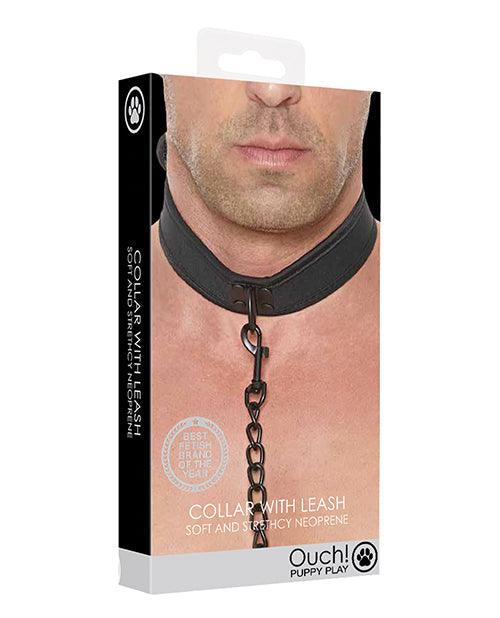 Shots Ouch Puppy Play Puppy Collar W/leash - SEXYEONE