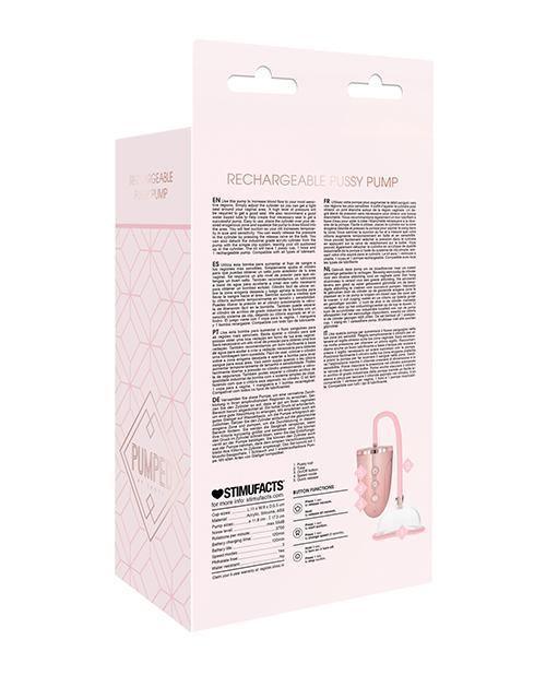 image of product,Shots Pumped Automatic Rechargeable Pussy Pump Set - Rose Gold - SEXYEONE