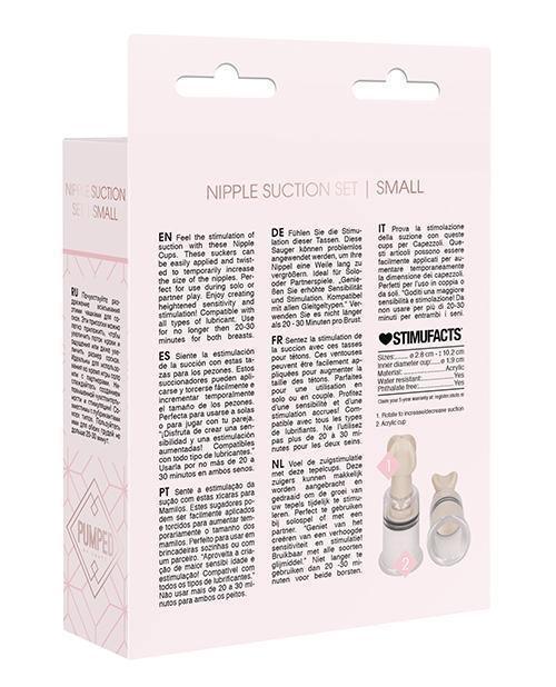 image of product,Shots Pumped Nipple Set - SEXYEONE