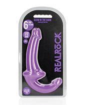 image of product,Shots Realrock 6" Strapless Strap On Glow In The Dark - SEXYEONE