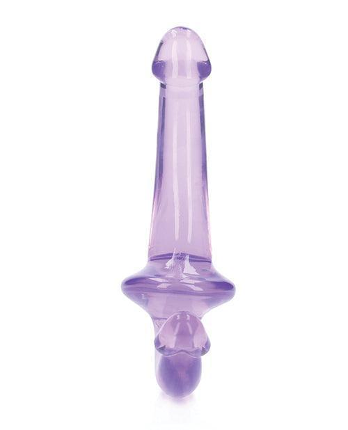 image of product,Shots Realrock Crystal Clear 6" Strapless Strap-on - SEXYEONE