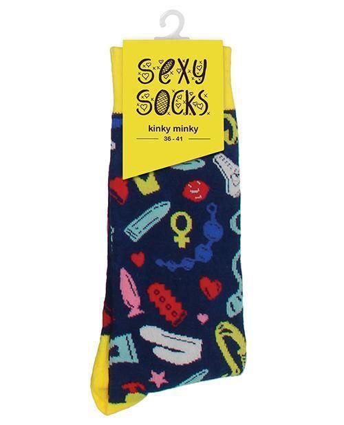 image of product,Shots Sexy Socks Kinky Minky - Female - SEXYEONE