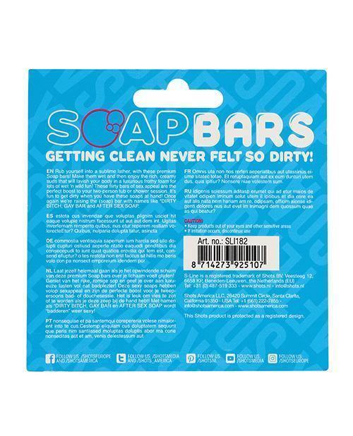 image of product,Shots Soap Bar After Sex Soap - Blue - SEXYEONE