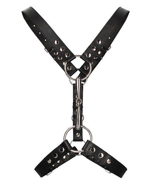product image, Shots Uomo Men's Harness W-metal Bit - Black - SEXYEONE