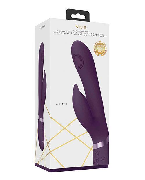 product image, Shots Vive Aimi Pulse G-spot Rabbit- Purple - SEXYEONE