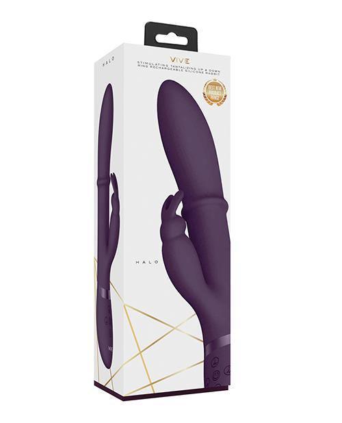 product image, Shots Vive Halo Up & Down Ring G-spot Rabbit - Purple - SEXYEONE