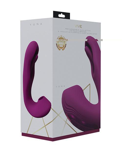 product image, Shots Vive Yuna Dual Action Airwave Vibrator & G-spot Stimulator - SEXYEONE
