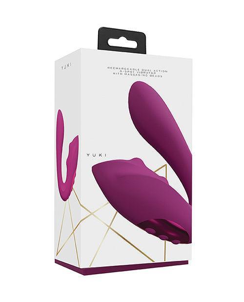 product image, Shots Yuki Dual Action G-spot Vibrator W/massaging Beads - SEXYEONE