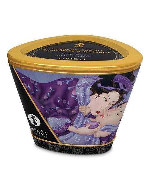 image of product,Shunga Massage Candle Libido - 5.7 Oz Exotic Fruits - SEXYEONE