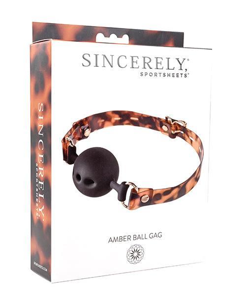 Buy Sincerely Amber Ball Gag at SEXYEONE Adult Toys